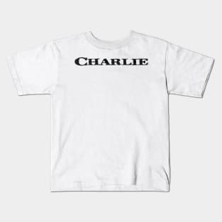 Charlie My Name Is Charlie Kids T-Shirt